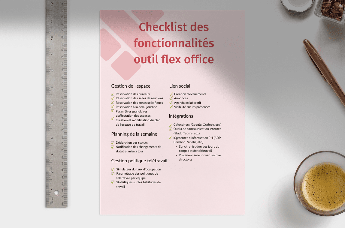 Guide des fonctionnalités essentielles pour choisir le bon outil de flex office